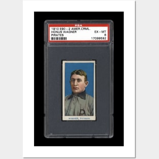 1910 American Caramel Pirates (E90-2) - HONUS WAGNER Posters and Art